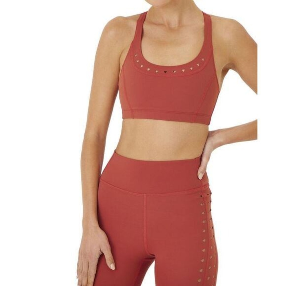 NEW GIGI C Annabelle Bra Top Womens Medium Terra Cotta